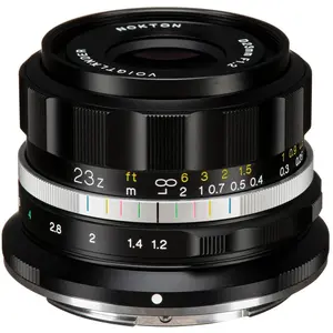 Voigtländer Nokton D23mm f/1.2 Nikon Z (Nikon Z, APS-C / DX), Objektiv, Silber, Schwarz