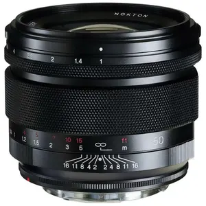 Voigtländer Nokton 50mm / 1.0 asph. (Canon RF, Vollformat), Objektiv, Schwarz