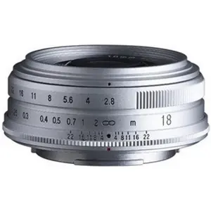 Voigtländer Color-Skopar 18mm / 2.8 asph. silber (Fujifilm X, APS-C / DX), Objektiv, Silber