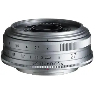 Voigtländer Ultron 27mm / 2.0 (Fujifilm X, APS-C / DX), Objektiv, Silber
