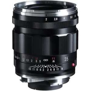Voigtländer Lanthar 35mm / 2.0 VM asph. (M-Bajonett, Vollformat), Objektiv, Schwarz