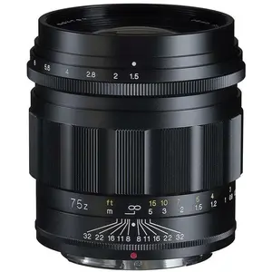 Voigtländer Nokton 75 mm / 1.5 asph. (Nikon Z, Vollformat), Objektiv, Schwarz