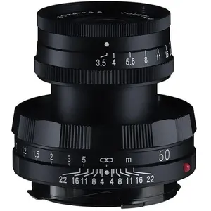 Voigtländer APO-Lanthar 50mm / 3.5 I Matte Black (Leica M, Vollformat), Objektiv, Schwarz