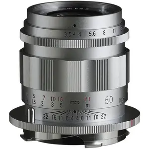 Voigtländer APO-Lanthar 50mm / 3.5 II silber (Leica M, Vollformat), Objektiv, Silber