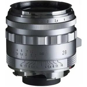 Voigtländer Nokton Vintage 28mm/1.5 VM II asph. (Leica M, APS-C / DX), Objektiv, Schwarz, Silber