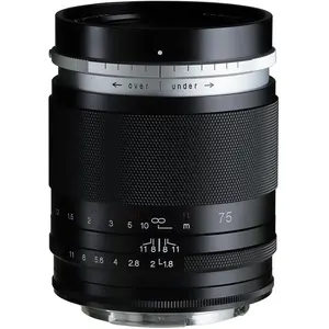 Voigtländer Portrait Heliar 75mm / 1.8 schwarz (Canon RF, Vollformat), Objektiv, Schwarz