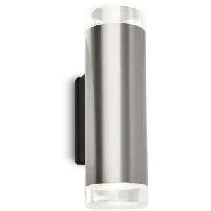 BRILONER UPNER LED Außenwandleuchte, IP44 Spritzwasserschutz, Neutralw...