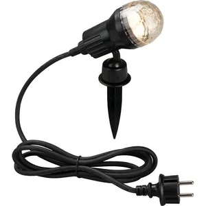 LED Außenleuchte schwenkbar 1xGU10 IP44 3 W schwarz Kunststoff Brilone...