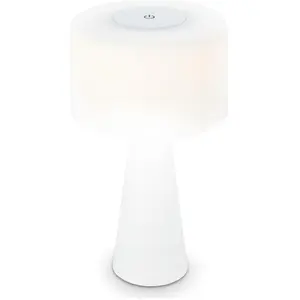 Briloner, Tischlampe, Akku LED Tischleuchte, weiss, 1xLED-Modul/4W (300 lm)