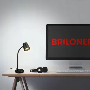 BRILONER Tischleuchte Skriva, schwarz, Metall, GU10 günstig