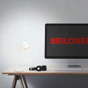 BRILONER Tischleuchte Skriva, weiß, Metall, GU10 günstig