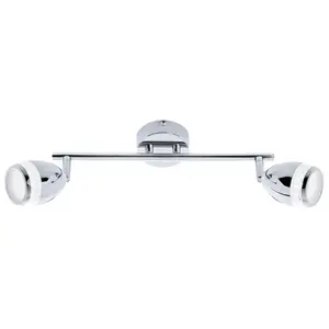 LED Deckenleuchte Badleuchte dreh- & schwenkbar 8W Chrom IP44 Metall B...