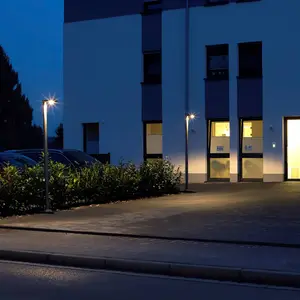 LED-Mastleuchte 866, Aluminium, anthrazit, Höhe 300 cm