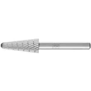 Pferd, Schleifmittel, Frässtift HSS rundkegelförmig 12x30 mm Schaft ø 6 Zahnung 3 (3) günstig