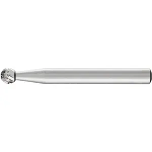 Pferd, Schleifmittel, HSS-Frässtift kugelförmig 6x5 mm Schaft ø 6 mm Zahnung 3 (3) günstig