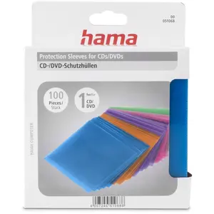 Hama CD-/DVD-Schutzhüllen 100, Farbig günstig