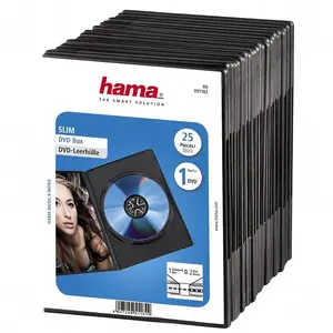 Hama Schlanke Dvd Jewel Case 51182 25 Einheiten günstig