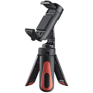 hama Pocket II Rotation Ministativ für Smartphones schwarz, rot. günstig