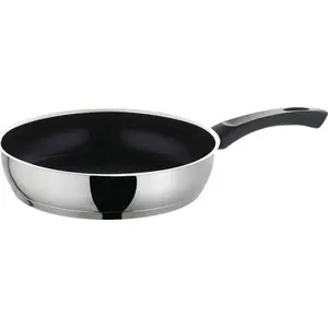Schulte-Ufer Wega, 64055-28 Bratpfanne, 28 cm, Edelstahl, Antihaftbesc...