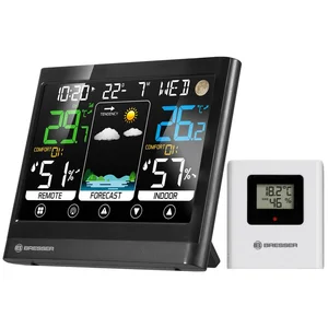 BRESSER BRESSER MeteoTemp BF Wetterstation mit Touch-Display Wettersta...