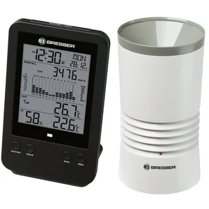 BRESSER BRESSER Profi-Regenmesser, schwarz Regenmesser