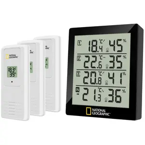 National Geographic 9070200 Thermometer Und Hygrometer One Size