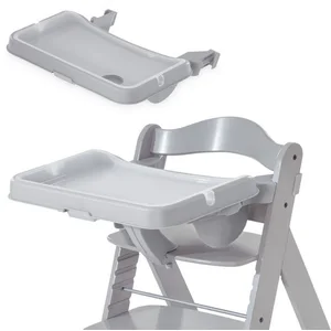 Hauck Hochstuhltablett Alpha Tray Tischaufsatz, grey, Kunststoff, für ... günstig