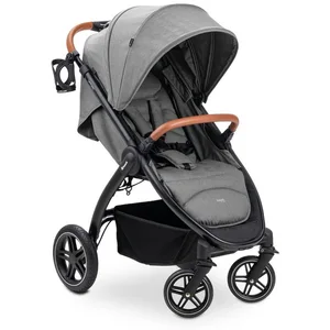 Hauck Kinder-Buggy UpTown - Melange Grey, Sportwagen mit Liegefunktion & Einhand-Faltung - verstellbar bis 22 kg günstig