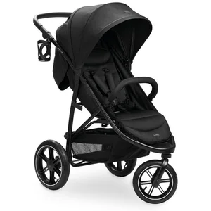 Hauck Kinder-Buggy Rapid 3 Air - Black, Sportwagen (bis 25 kg) - mit Luftreifen, Liegefunktion und XL Verdeck günstig