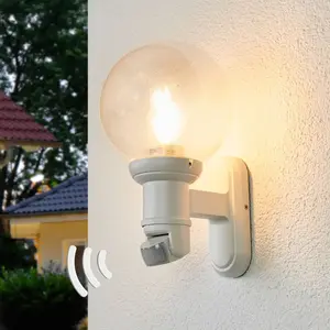 STEINEL L 560 S Sensor-Außenwandlampe weiß