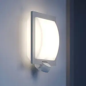 STEINEL L 20 S Außenwandleuchte Sensor, Edelstahl