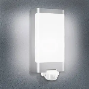 STEINEL L 240 S LED-Wandleuchte Sensor, edelstahl