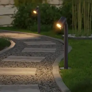 STEINEL LED-Sockellampe Way C, anthrazit, IP65, RGBWW