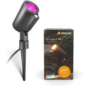 STEINEL LED-Spot Garden SC, Sensor, anthrazit, IP65, RGBWW