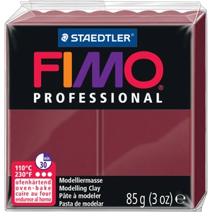 Staedtler FIMO 8004-023, Knetmasse, Bordeaux, 1 Stück(e), 1 Farben, 11...