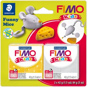 Staedtler FIMO 8035, Modellierton, Gold, Grau, Kind, 2 Stück(e), 2 Far...