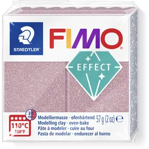 STAEDTLER FIMO effect 8010 Glitter ofenhärtende Modelliermasse Einzelp...