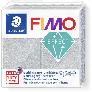 STAEDTLER FIMO effect 8010 Glitter ofenhärtende Modelliermasse Einzelp...