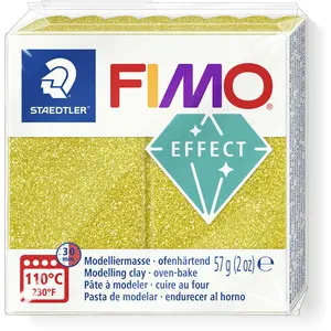 STAEDTLER FIMO effect 8010 Glitter ofenhärtende Modelliermasse Einzelp...