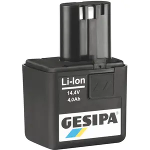 Gesipa, Werkzeugakku + Ladegerät, Akku (14.40 V)