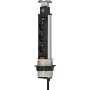 Brennenstuhl Alu Tower 2 M 3-fach-steckdosenadapter günstig