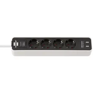 Brennenstuhl Ecolor Usb 4 Steckdosen Mit Schalter Mehrfachsteckdose günstig