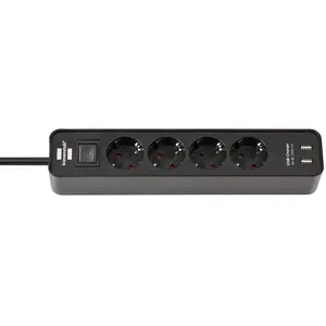 Brennenstuhl 2xusb 4 Steckdosen Mehrfachsteckdose 1.5 M günstig