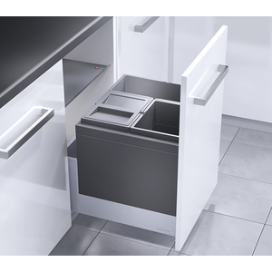 HAILO 3631591 Abfallsorter 44 (18 + 2x13) Liter TRIPLE XL 500 für 50 cm Schrankbreite günstig