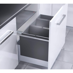 HAILO 3631881 Abfallsorter TRIPLE XL mit 3-fach-Trennung - 74 Liter Volumen / 2x 28 Liter u. 1x 18 Liter / 80 cm Schrankbreite günstig