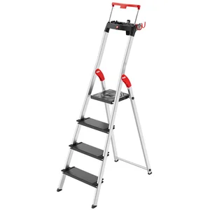 Hailo Stehleiter L100 TopLine, Alu-Sicherheits-Stehleiter 4 Stufen günstig