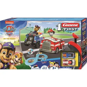 Carrera Paw Patrol Auto-Rennbahn Carrera First - On the Track