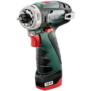 Metabo PowerMaxx BS, Handbohrmaschine, Ohne Schlüssel, Schwarz, Grün, ...