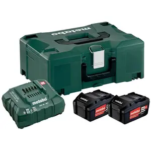 Metabo, Werkzeugakku + Ladegerät, Basic Set 2x 4.0Ah (18 V) günstig
