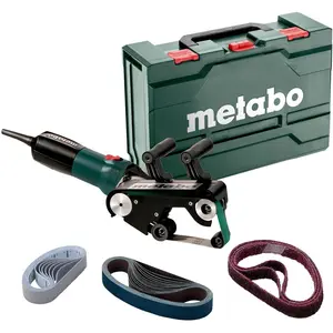 Metabo, Schleifmaschine + Poliermaschine, RBE 9-60 Set (Rohrbandschleifer)